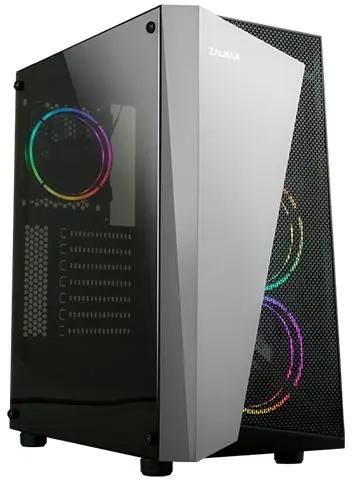 Корпус ATX Zalman S4 Plus, Midi-Tower, без БП,  черный [s4 plus black]